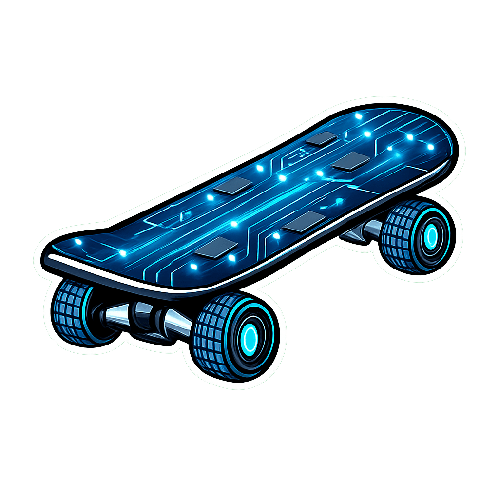Circuit Board Skateboard