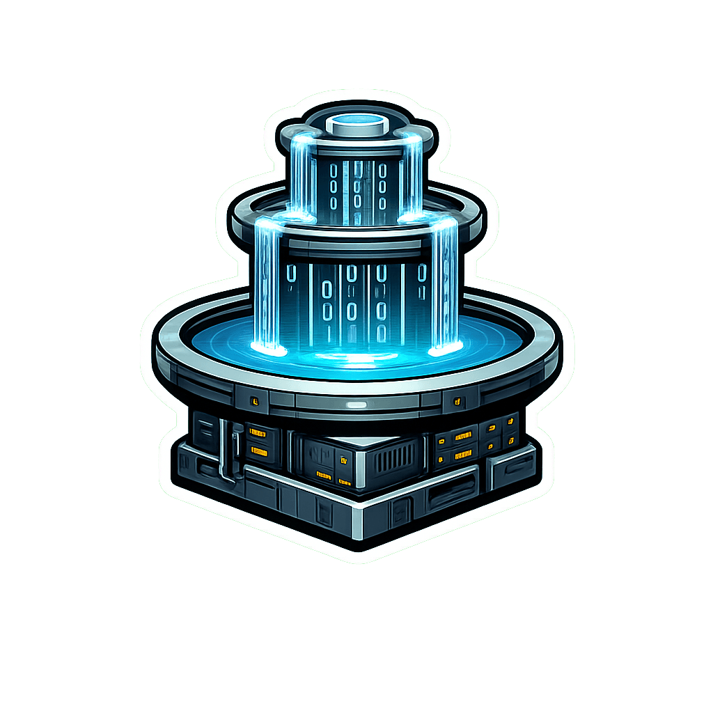 Code Cascade Fountain